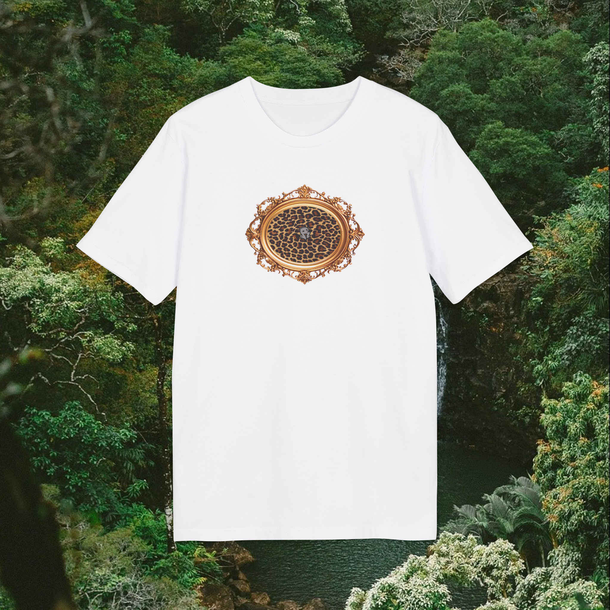 Raton3s Leopard Box Logo T-Shirt