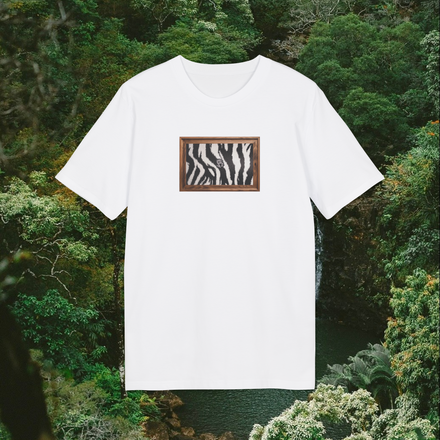 Raton3s Zebra Box Logo T-Shirt