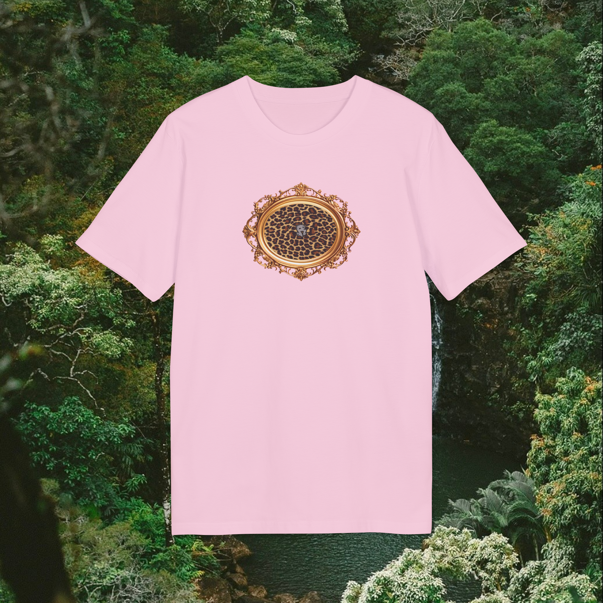 Raton3s Leopard Box Logo T-Shirt